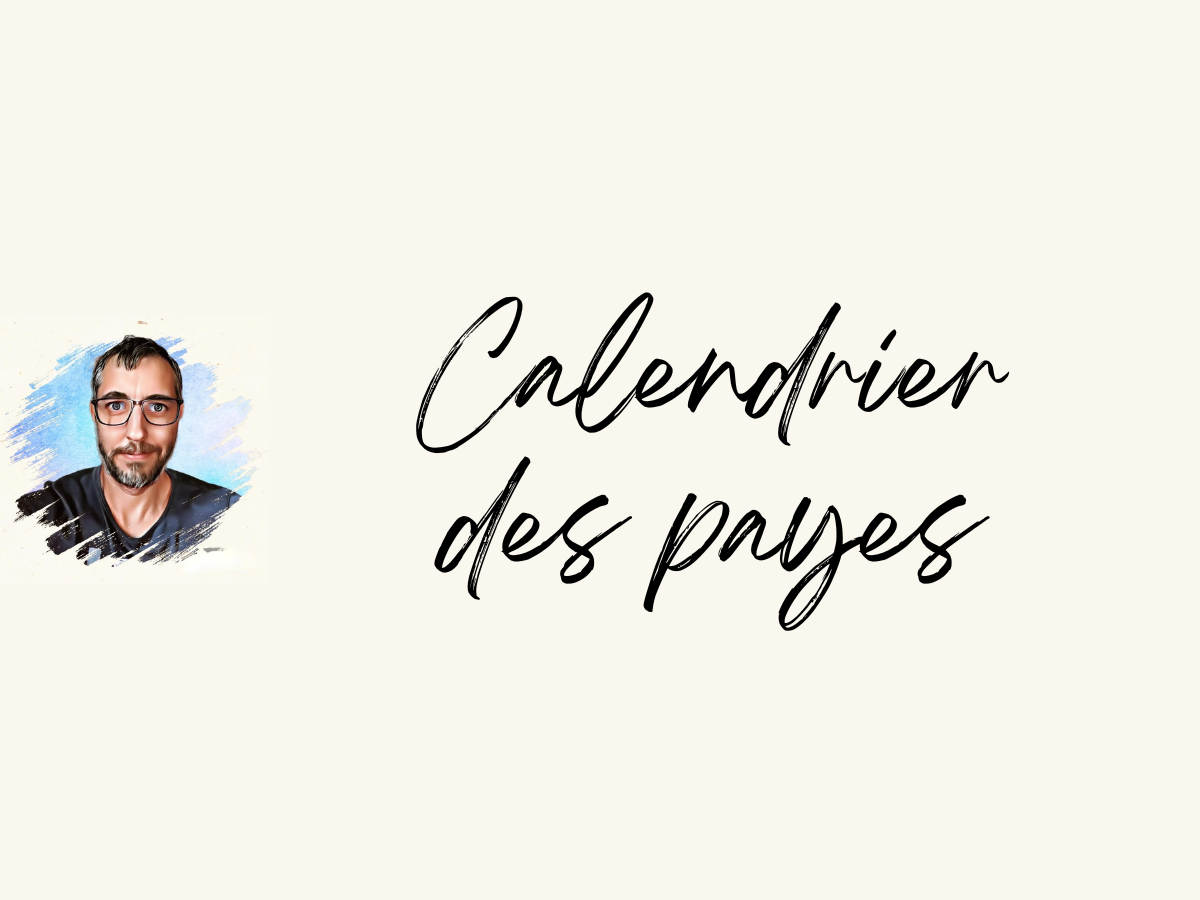 calendrier des payes