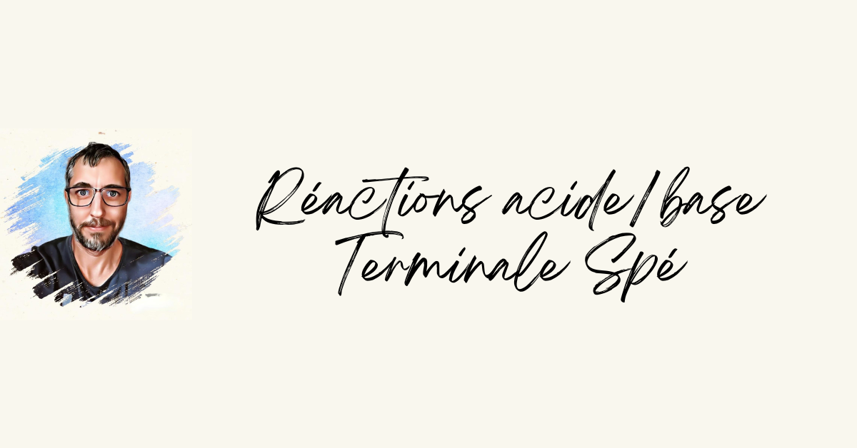 réactions acide/base