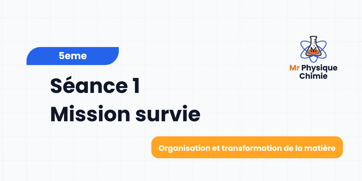 5eme mission survie