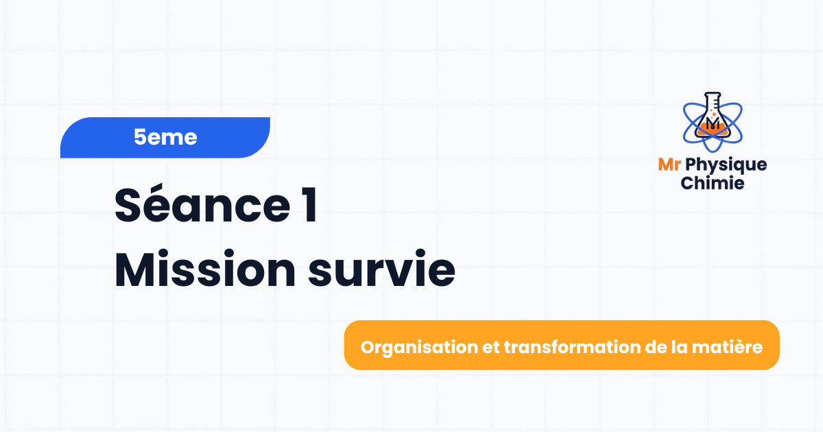 5eme mission survie